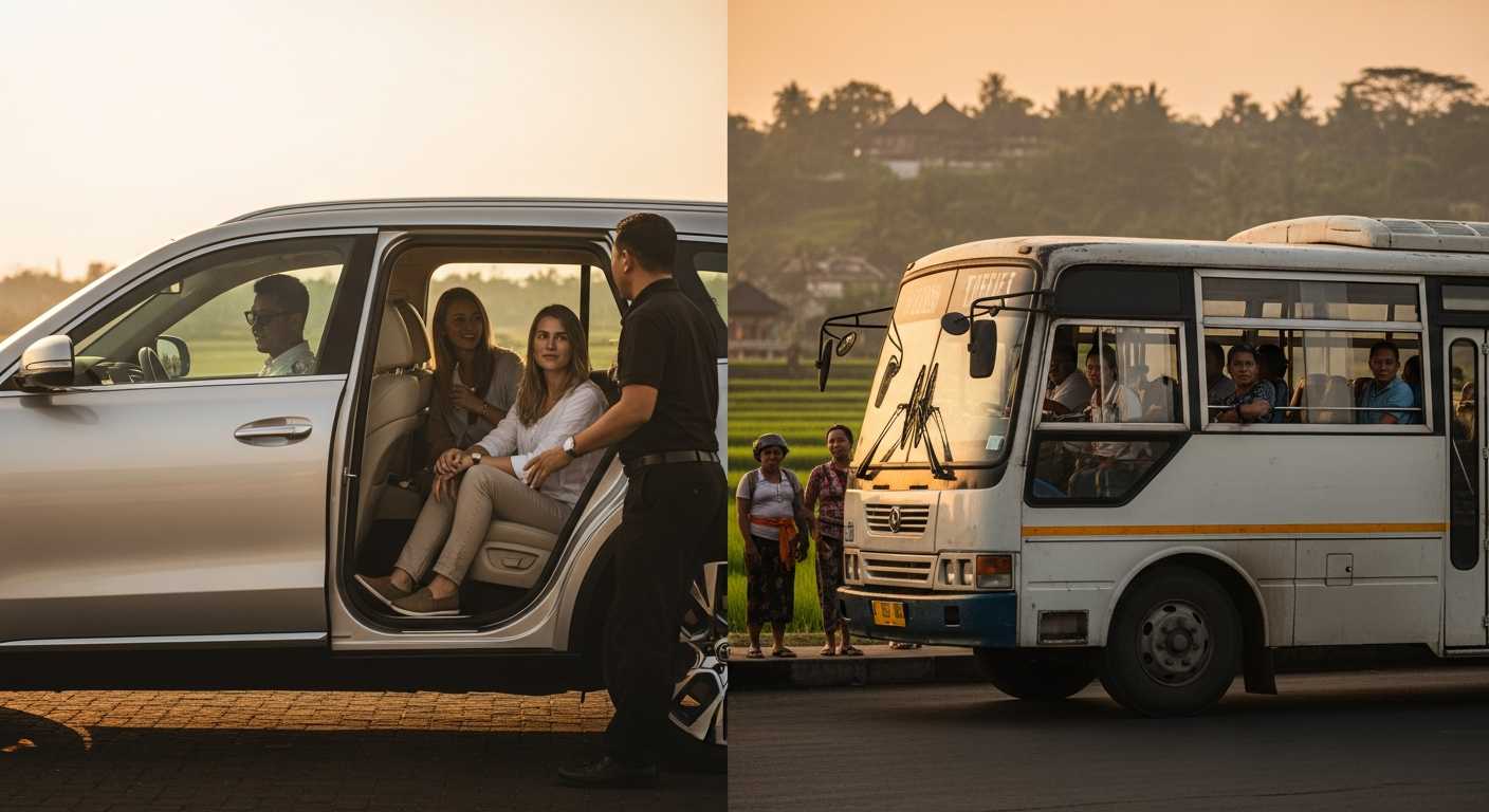 Bali Luxury Transport vs. Public Bus: Comfort and Time Comparison for 2027